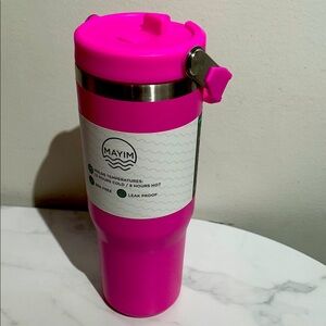Vibrant Pink Mayim Travel Mug